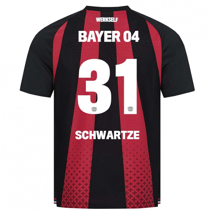 Danxen Homem Camisola Paula Schwartze #31 Preto Branco Vermelho Principal 2026/27 Camisa Brasil