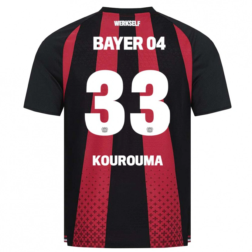 Danxen Homem Camisola Fakouman Kourouma #33 Preto Branco Vermelho Principal 2026/27 Camisa Brasil