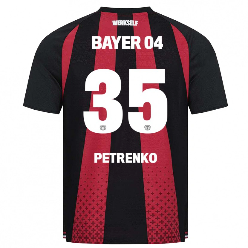 Danxen Homem Camisola Oleksandr Petrenko #35 Preto Branco Vermelho Principal 2026/27 Camisa Brasil