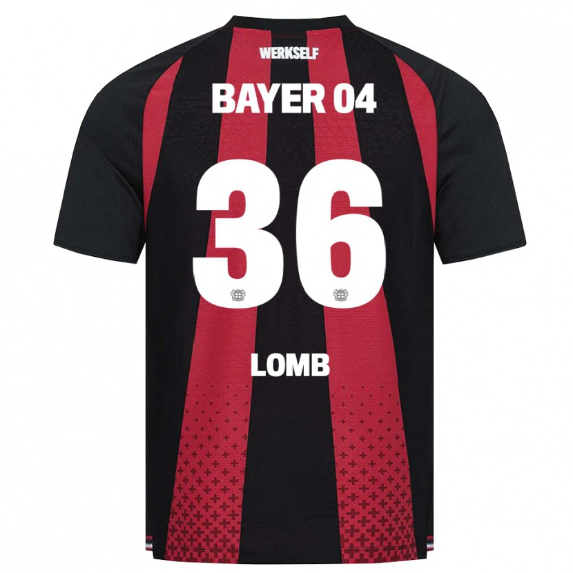 Danxen Homem Camisola Niklas Lomb #36 Preto Branco Vermelho Principal 2026/27 Camisa Brasil
