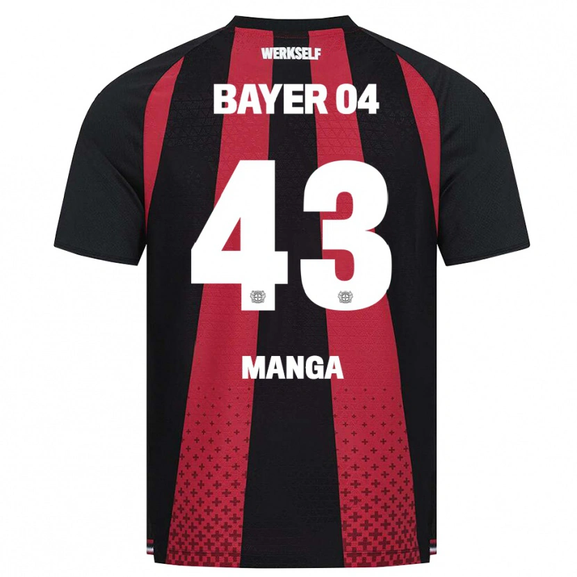 Danxen Homem Camisola Edmond Manga #43 Preto Branco Vermelho Principal 2026/27 Camisa Brasil