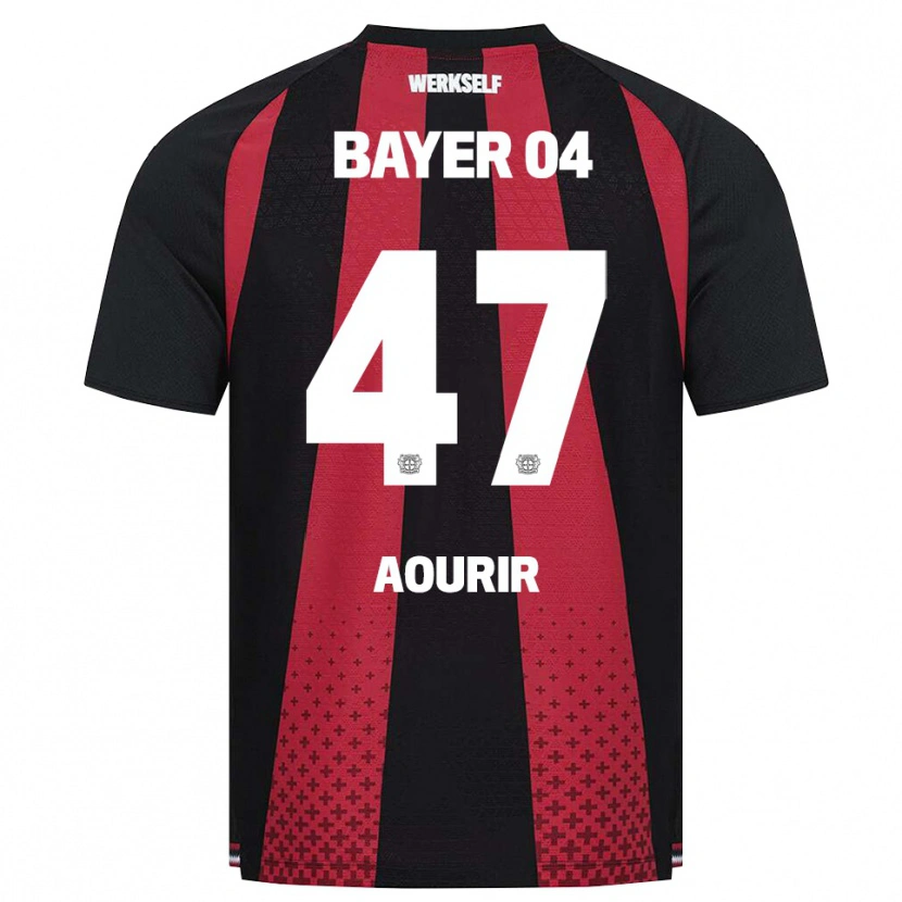 Danxen Homem Camisola Ayman Aourir #47 Preto Branco Vermelho Principal 2026/27 Camisa Brasil