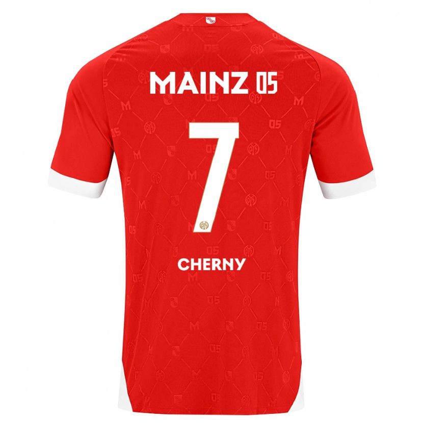 Danxen Homem Camisola Nick Cherny #7 Vermelho Branco Principal 2026/27 Camisa Brasil