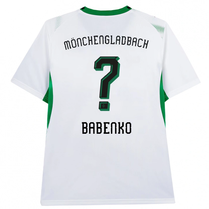 Danxen Homem Camisola Artur Babenko #0 Branco Verde Preto Principal 2026/27 Camisa Brasil