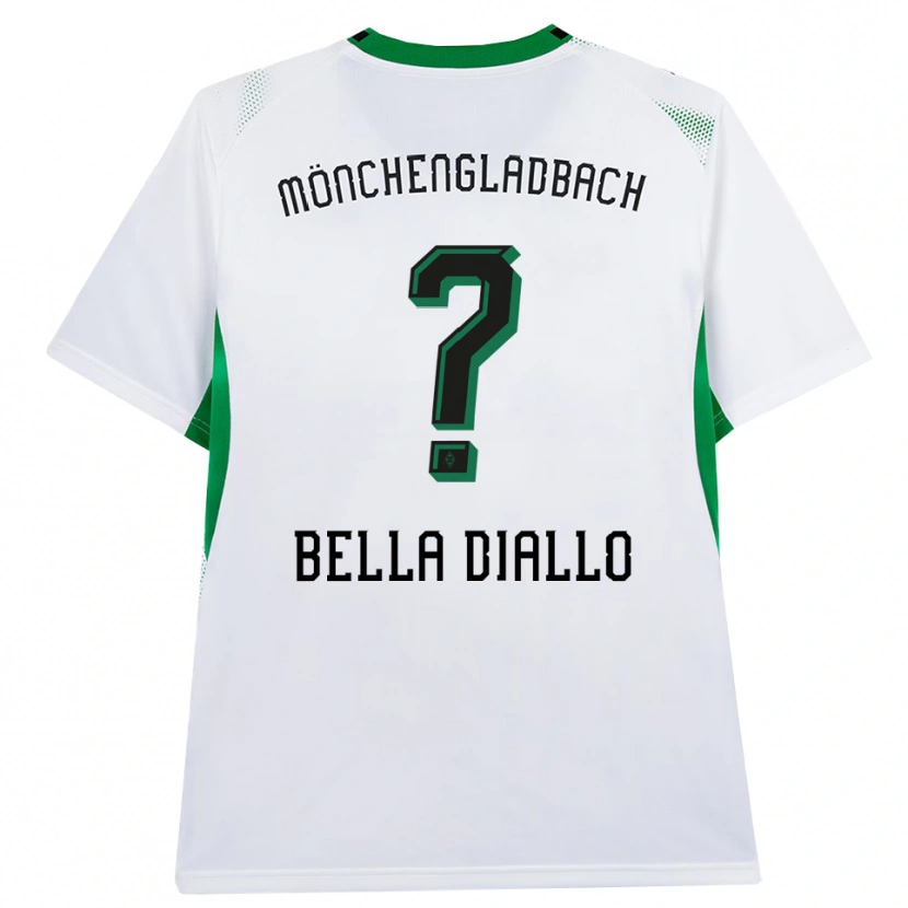 Danxen Homem Camisola Oumar Bella Diallo #0 Branco Verde Preto Principal 2026/27 Camisa Brasil