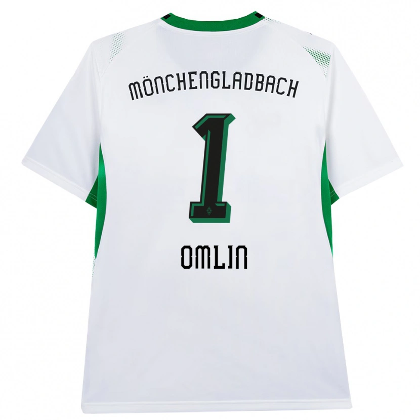 Danxen Homem Camisola Jonas Omlin #1 Branco Verde Preto Principal 2026/27 Camisa Brasil