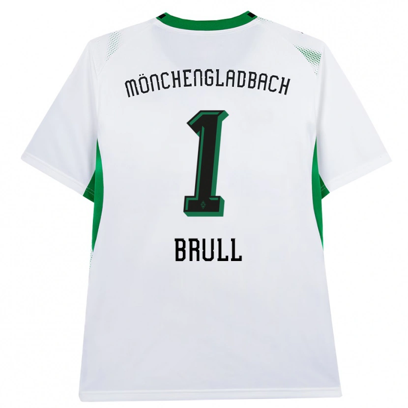 Danxen Homem Camisola Maximilian Brüll #1 Branco Verde Preto Principal 2026/27 Camisa Brasil