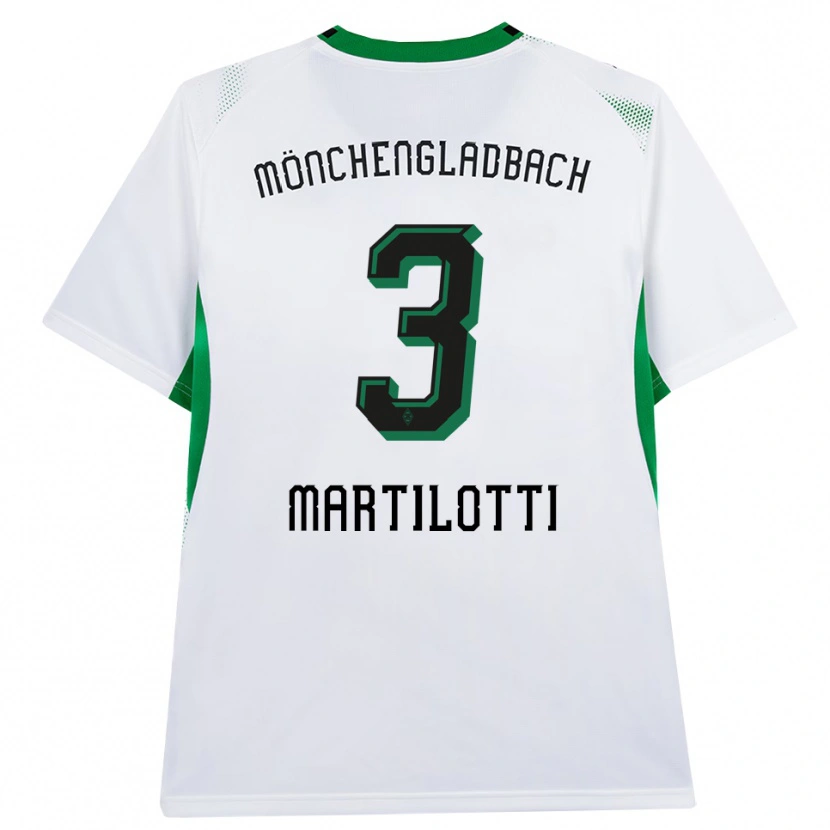 Danxen Homem Camisola Francesco Martilotti #3 Branco Verde Preto Principal 2026/27 Camisa Brasil