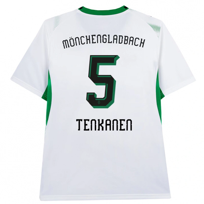Danxen Homem Camisola Luke Tenkanen #5 Branco Verde Preto Principal 2026/27 Camisa Brasil