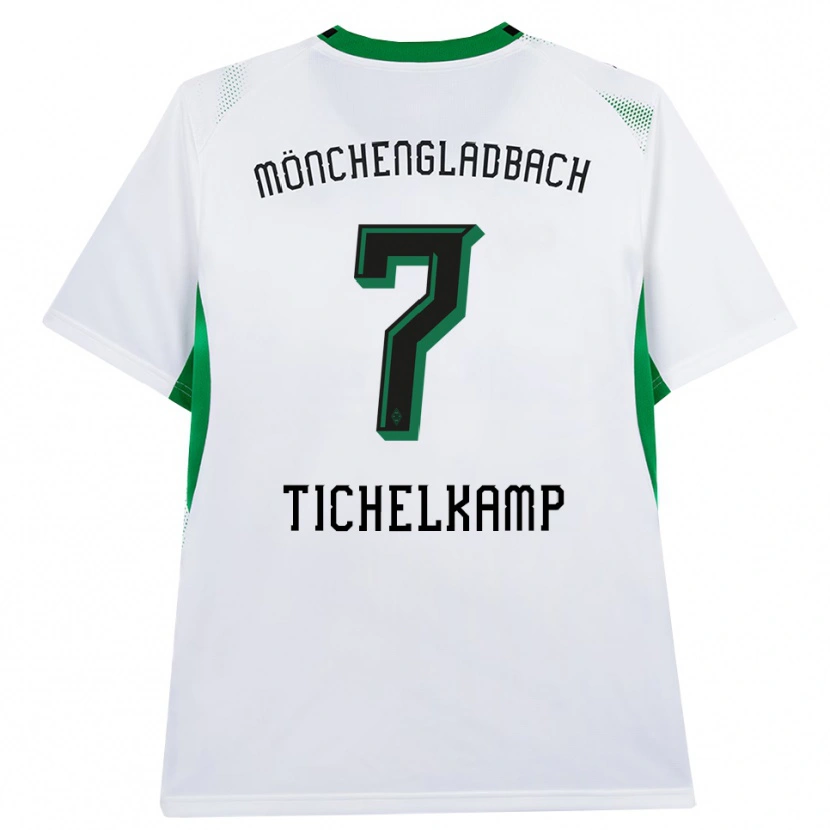 Danxen Homem Camisola Emily Tichelkamp #7 Branco Verde Preto Principal 2026/27 Camisa Brasil