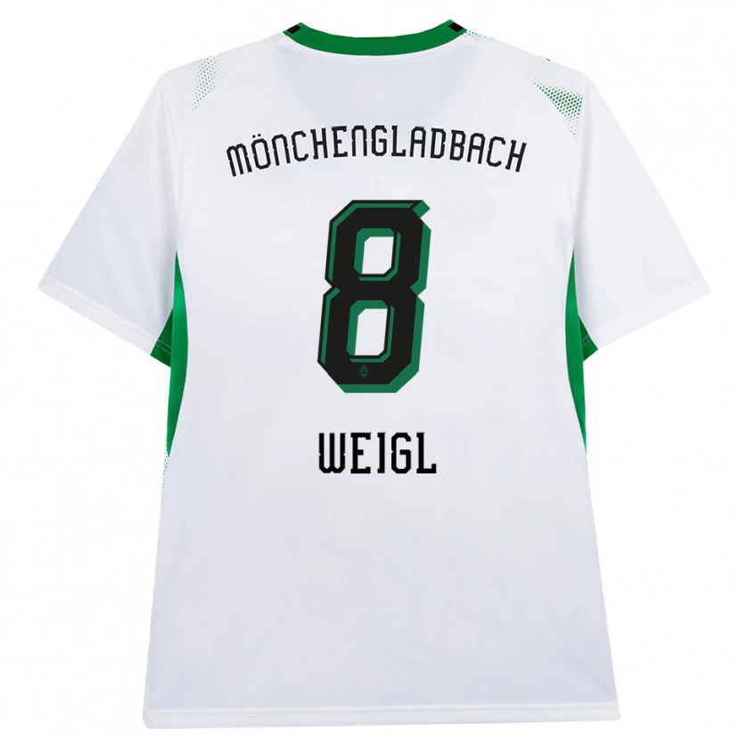 Danxen Homem Camisola Julian Weigl #8 Branco Verde Preto Principal 2026/27 Camisa Brasil