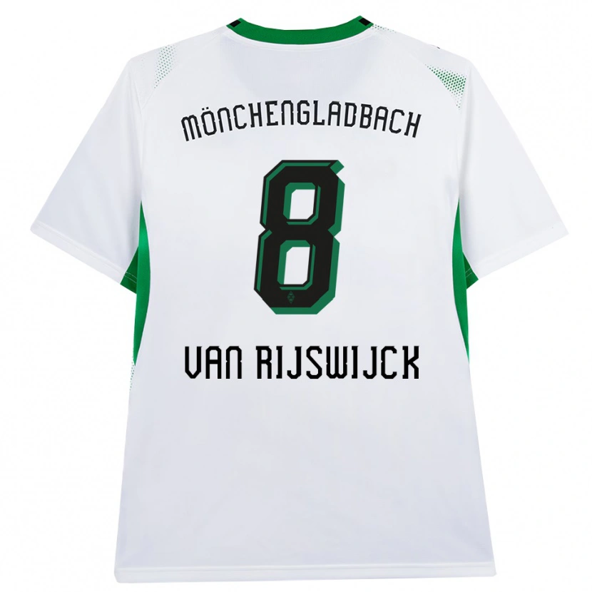 Danxen Homem Camisola Britt Van Rijswijck #8 Branco Verde Preto Principal 2026/27 Camisa Brasil