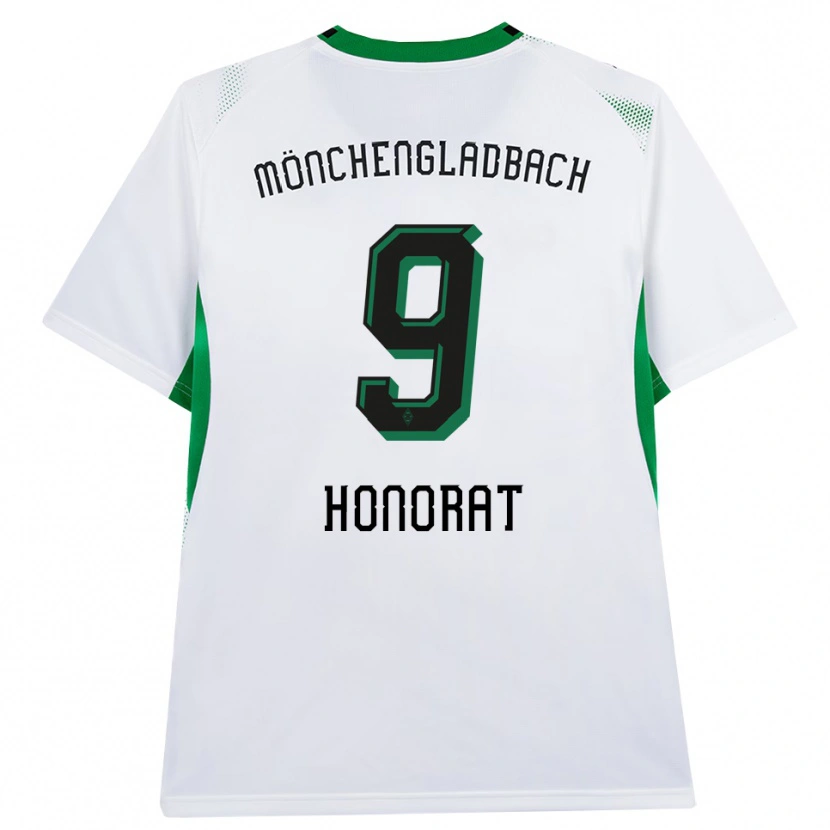 Danxen Homem Camisola Franck Honorat #9 Branco Verde Preto Principal 2026/27 Camisa Brasil