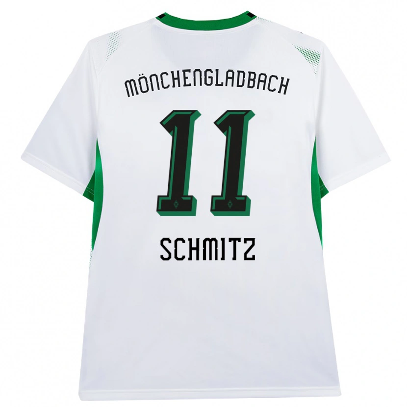 Danxen Homem Camisola Louisa Schmitz #11 Branco Verde Preto Principal 2026/27 Camisa Brasil