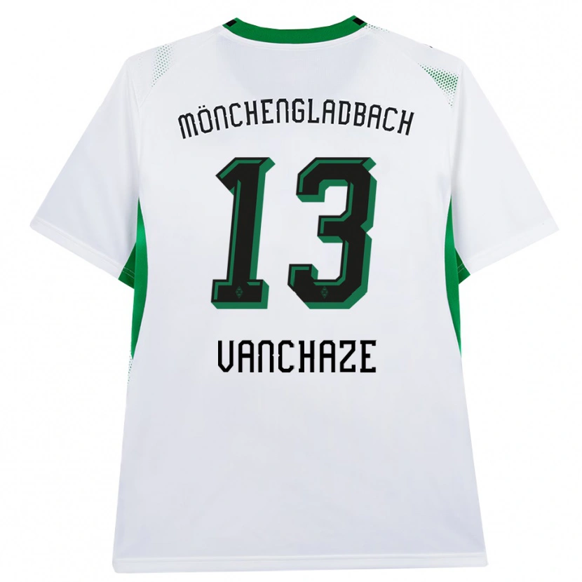 Danxen Homem Camisola Charly Vanchaze #13 Branco Verde Preto Principal 2026/27 Camisa Brasil