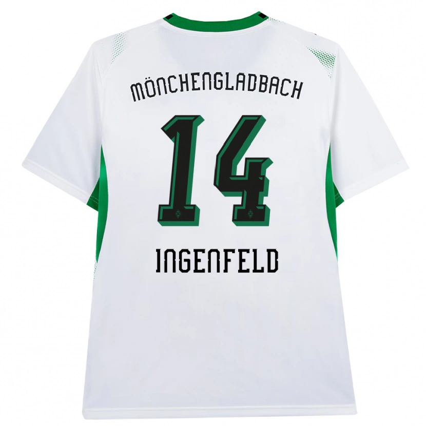 Danxen Homem Camisola Paul Ingenfeld #14 Branco Verde Preto Principal 2026/27 Camisa Brasil