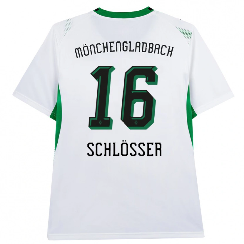 Danxen Homem Camisola Felix Schlößer #16 Branco Verde Preto Principal 2026/27 Camisa Brasil