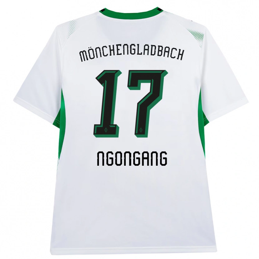 Danxen Homem Camisola Johann Ngongang #17 Branco Verde Preto Principal 2026/27 Camisa Brasil