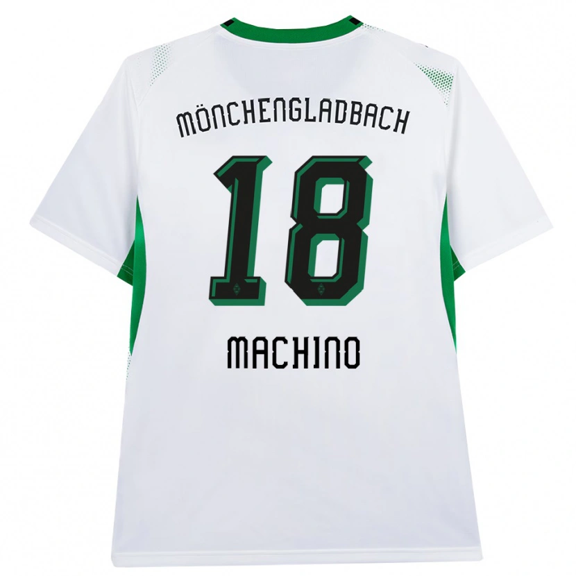 Danxen Homem Camisola Shuto Machino #18 Branco Verde Preto Principal 2026/27 Camisa Brasil