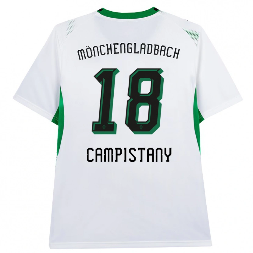 Danxen Homem Camisola Erik Corominas Campistany #18 Branco Verde Preto Principal 2026/27 Camisa Brasil