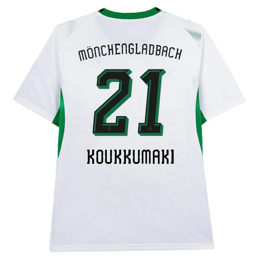 Danxen Homem Camisola Taavi Koukkumäki #21 Branco Verde Preto Principal 2026/27 Camisa Brasil