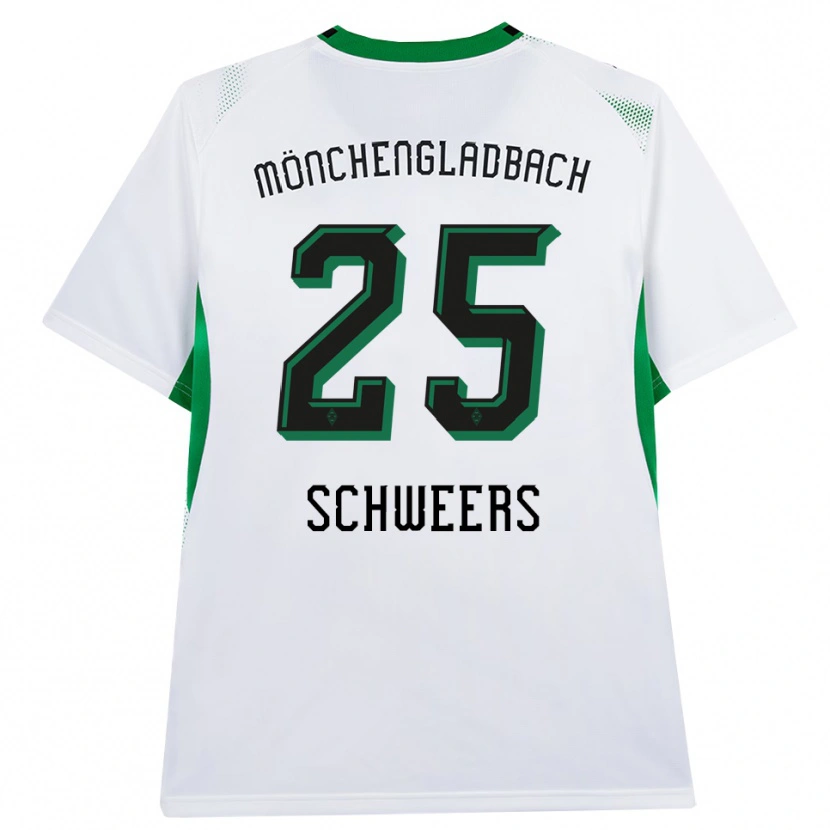 Danxen Homem Camisola Lion Schweers #25 Branco Verde Preto Principal 2026/27 Camisa Brasil