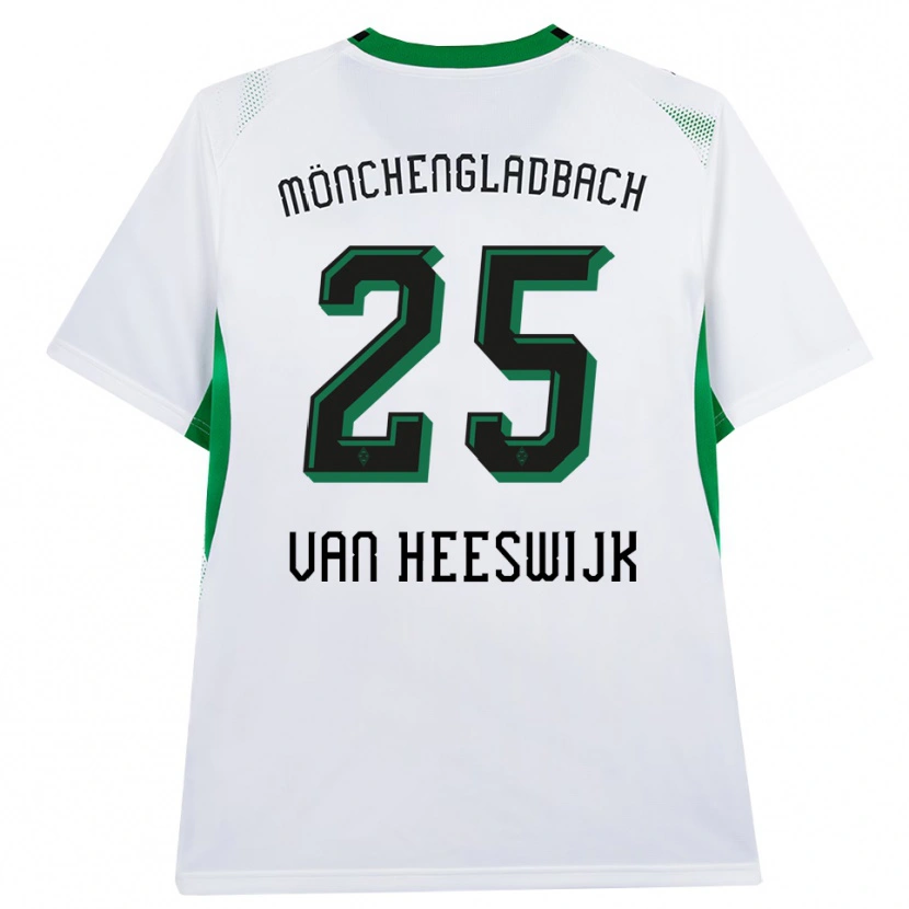 Danxen Homem Camisola Amber Van Heeswijk #25 Branco Verde Preto Principal 2026/27 Camisa Brasil