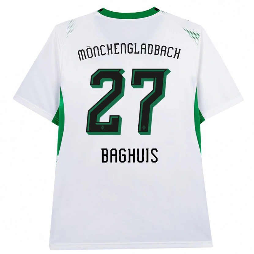 Danxen Homem Camisola Chantal Baghuis #27 Branco Verde Preto Principal 2026/27 Camisa Brasil