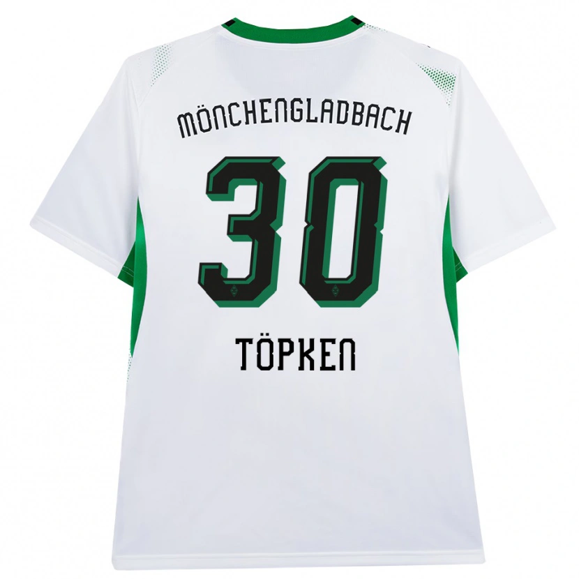 Danxen Homem Camisola Thilo Töpken #30 Branco Verde Preto Principal 2026/27 Camisa Brasil