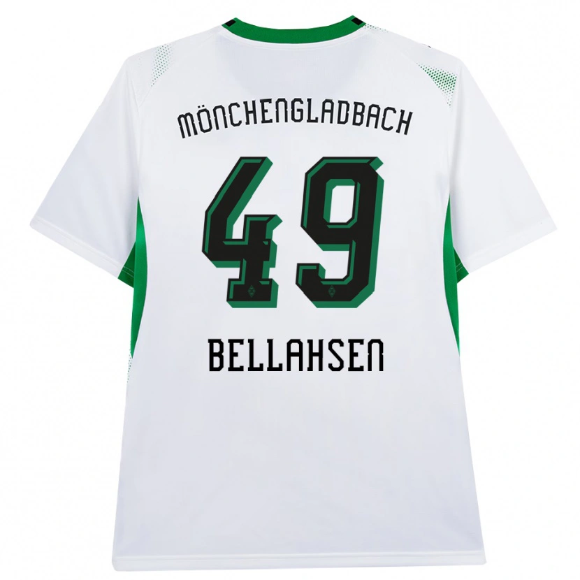Danxen Homem Camisola Joseph Bellahsen #49 Branco Verde Preto Principal 2026/27 Camisa Brasil