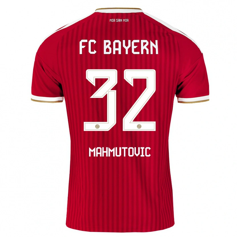 Danxen Homem Camisola Ena Mahmutovic #32 Vermelho Branco Azul Principal 2026/27 Camisa Brasil