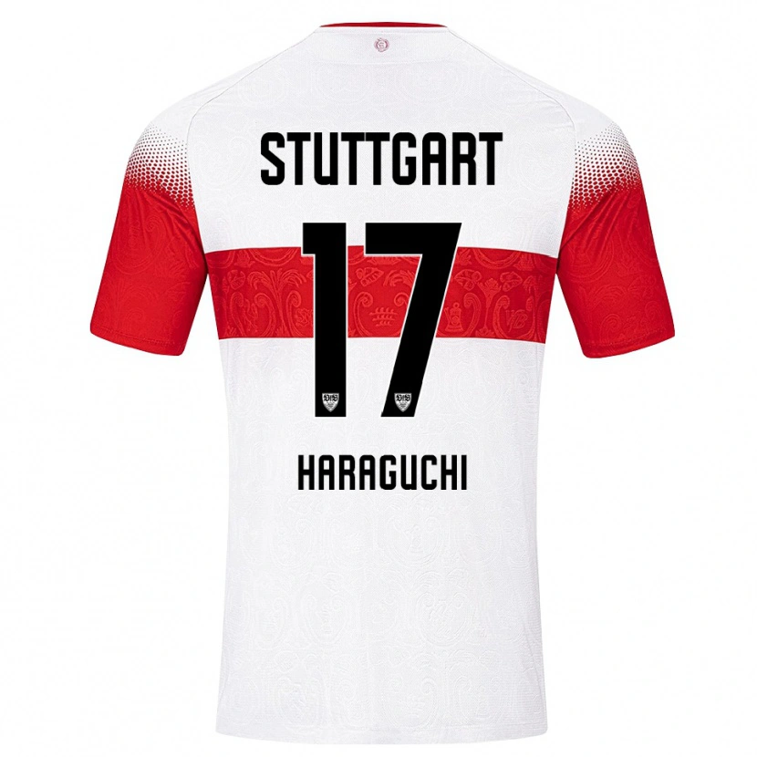 Danxen Homem Camisola Genki Haraguchi #17 Branco Vermelho Amarelo Principal 2026/27 Camisa Brasil