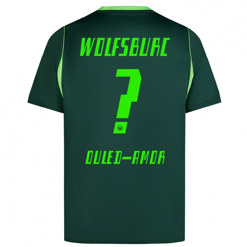 Danxen Homem Camisola Ghassan Ouled-Amor #0 Verde Escuro Branco Principal 2026/27 Camisa Brasil