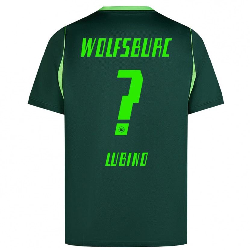 Danxen Homem Camisola Francesco Lubino #0 Verde Escuro Branco Principal 2026/27 Camisa Brasil