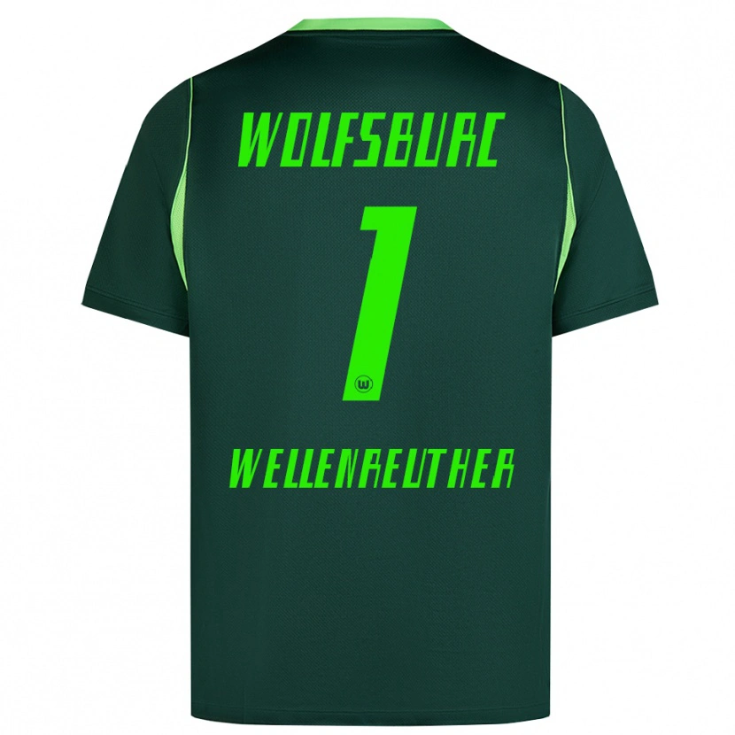 Danxen Homem Camisola Timon Wellenreuther #1 Verde Escuro Branco Principal 2026/27 Camisa Brasil