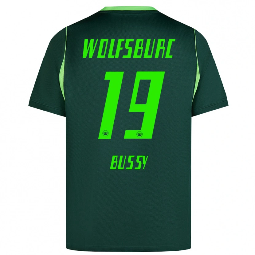 Danxen Homem Camisola Kessya Bussy #19 Verde Escuro Branco Principal 2026/27 Camisa Brasil