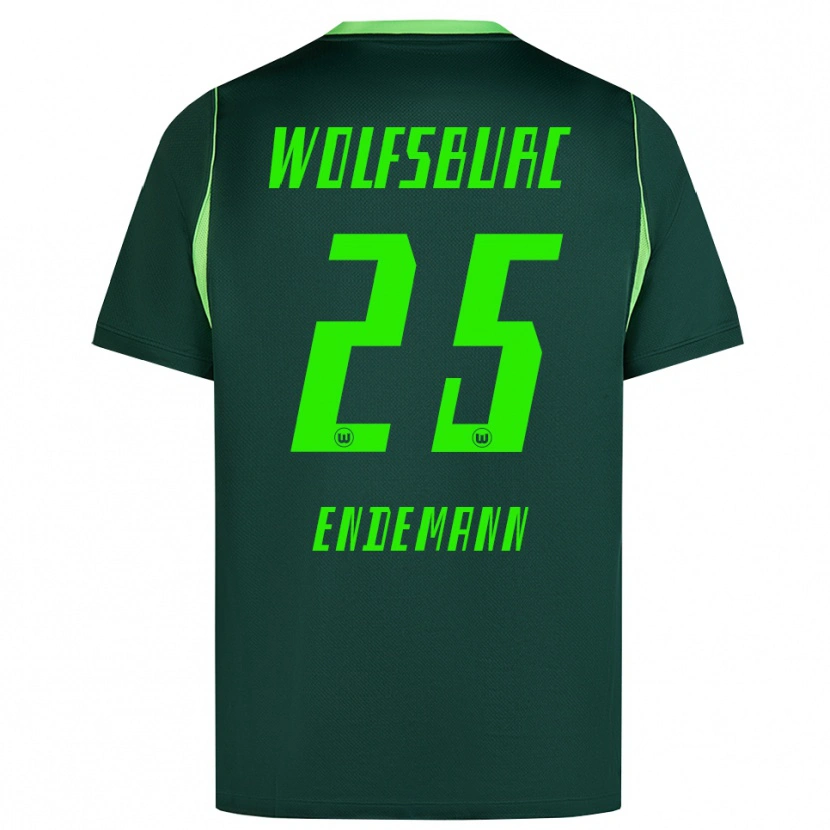 Danxen Homem Camisola Vivien Endemann #25 Verde Escuro Branco Principal 2026/27 Camisa Brasil