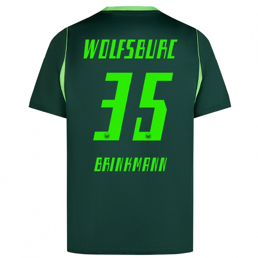 Danxen Homem Camisola Karla Brinkmann #35 Verde Escuro Branco Principal 2026/27 Camisa Brasil