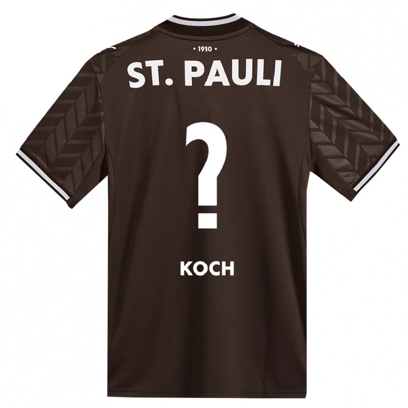 Danxen Homem Camisola Philip Koch #0 Branco Café Principal 2026/27 Camisa Brasil