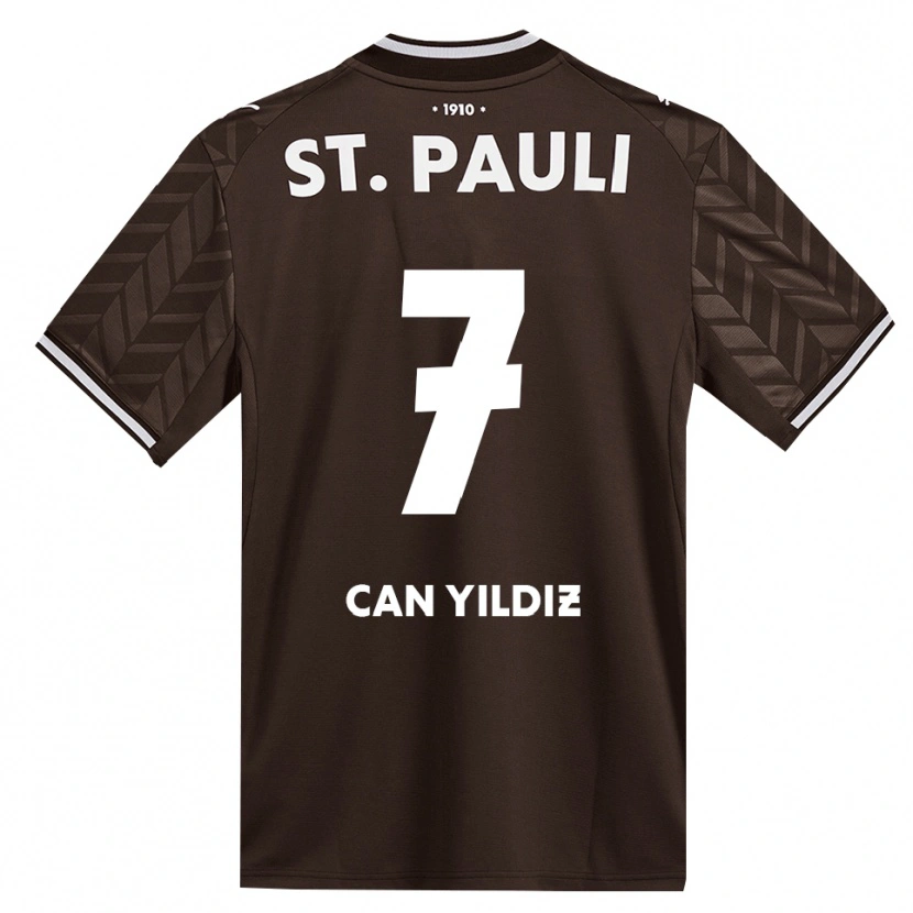 Danxen Homem Camisola Emre Can Yildiz #7 Branco Café Principal 2026/27 Camisa Brasil