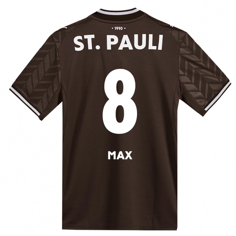 Danxen Homem Camisola Max Herrmann #8 Branco Café Principal 2026/27 Camisa Brasil