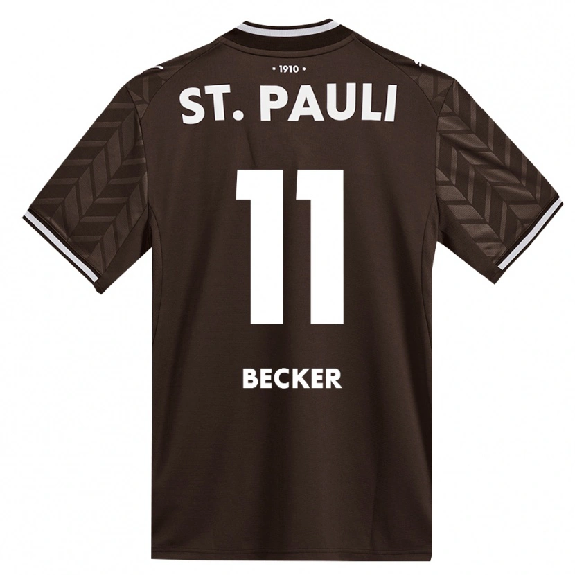 Danxen Homem Camisola Jesper Becker #11 Branco Café Principal 2026/27 Camisa Brasil