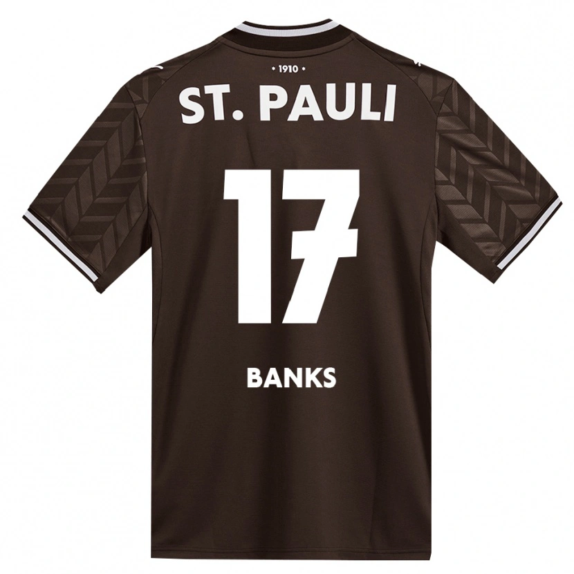 Danxen Homem Camisola Scott Banks #17 Branco Café Principal 2026/27 Camisa Brasil