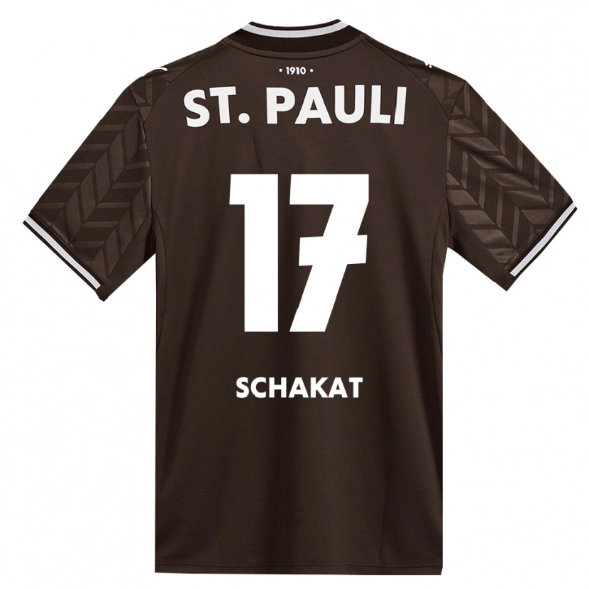 Danxen Homem Camisola Julian Schakat #17 Branco Café Principal 2026/27 Camisa Brasil