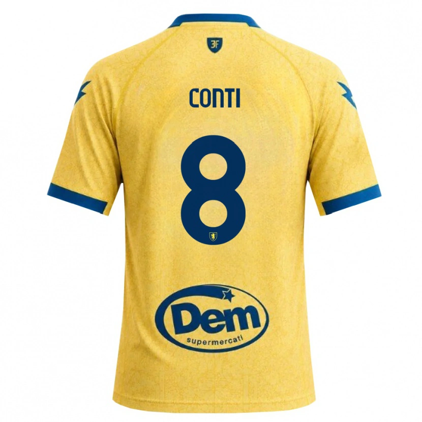 Danxen Homem Camisola Michelangelo Conti #8 Caqui Preto Azul Principal 2026/27 Camisa Brasil