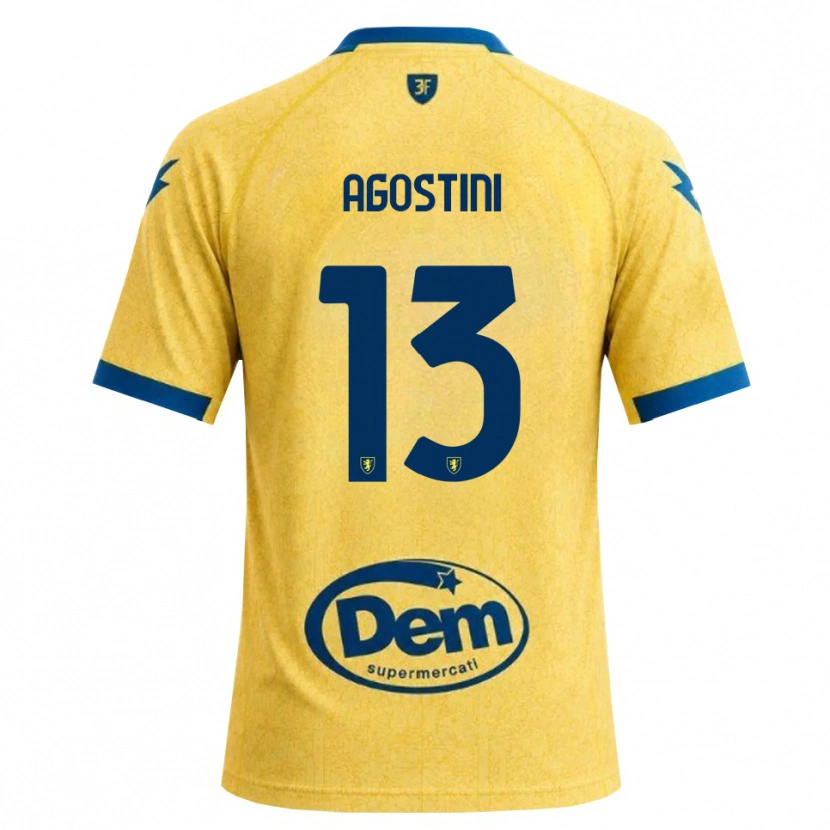 Danxen Homem Camisola Domenico Agostini #13 Caqui Preto Azul Principal 2026/27 Camisa Brasil