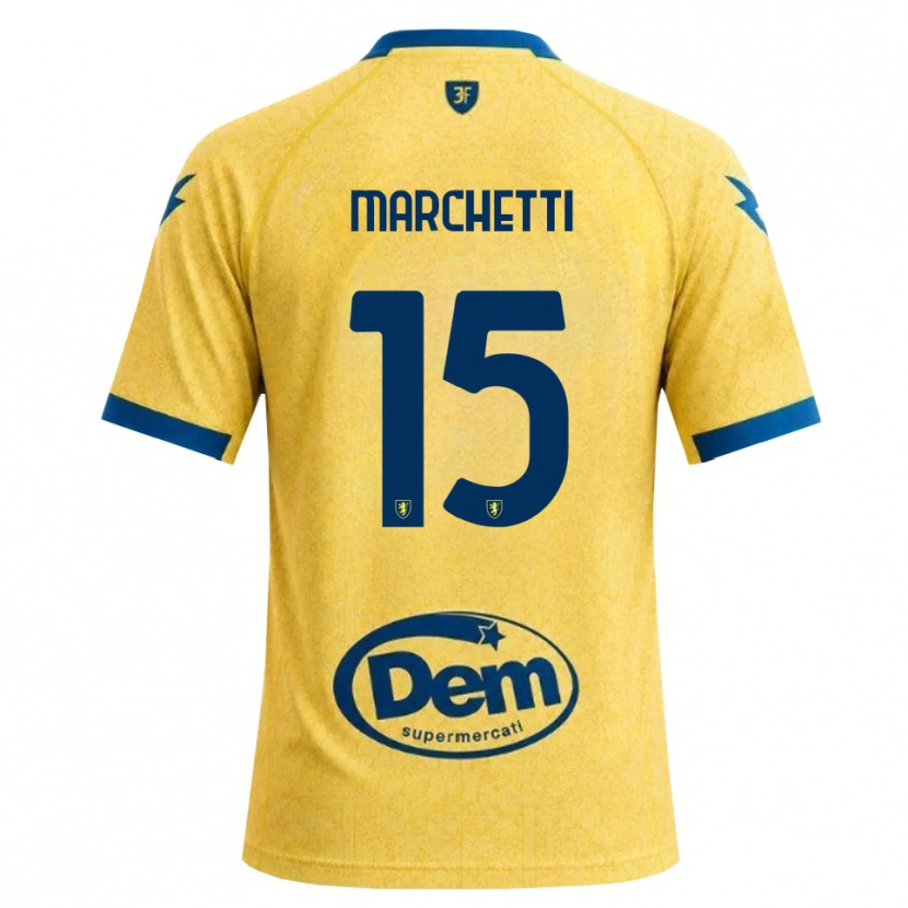 Danxen Homem Camisola Matteo Marchetti #15 Caqui Preto Azul Principal 2026/27 Camisa Brasil