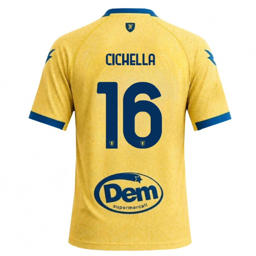 Danxen Homem Camisola Matteo Cichella #16 Caqui Preto Azul Principal 2026/27 Camisa Brasil