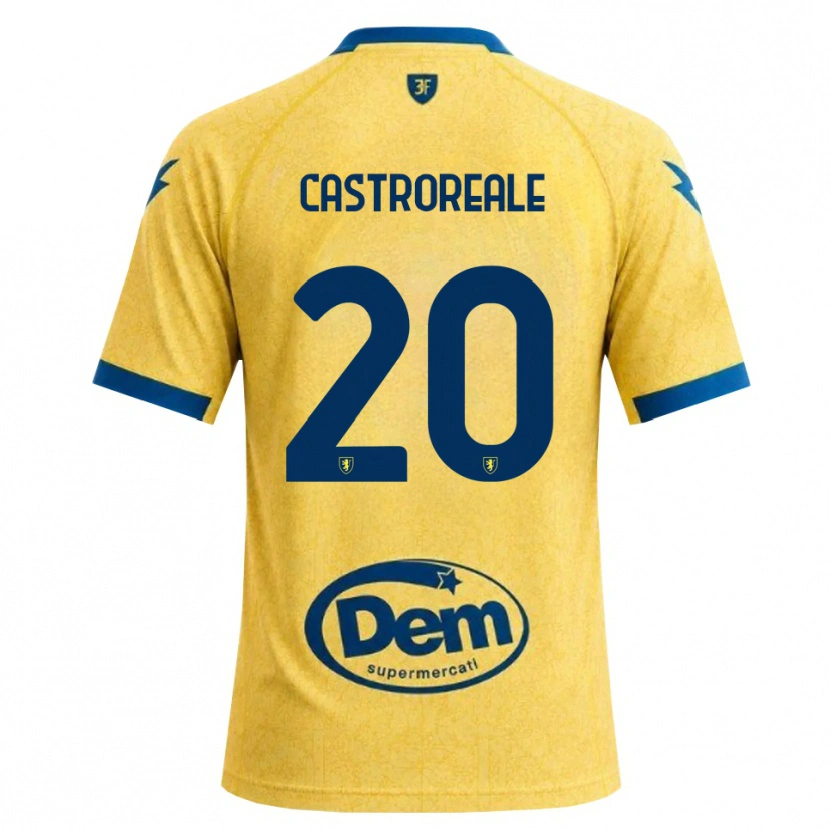 Danxen Homem Camisola Alessandro Castroreale #20 Caqui Preto Azul Principal 2026/27 Camisa Brasil
