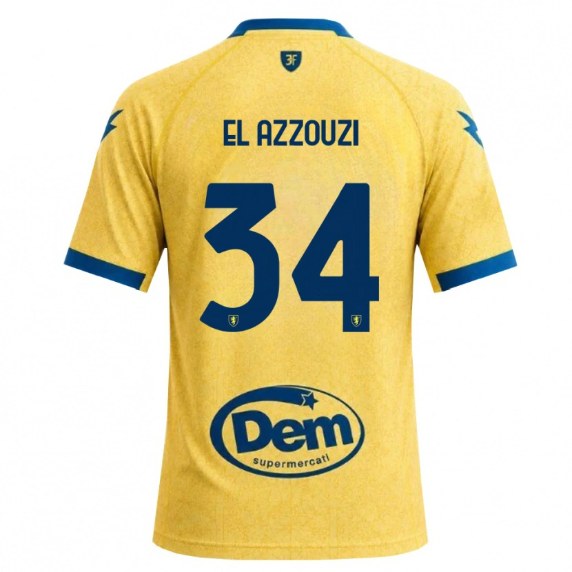 Danxen Homem Camisola Anouar El Azzouzi #34 Caqui Preto Azul Principal 2026/27 Camisa Brasil